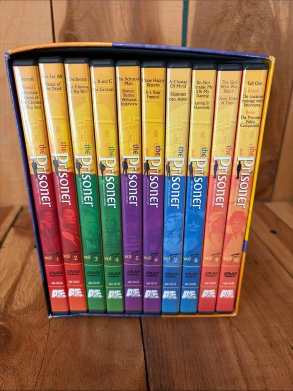 The Prisoner The Complete Series 10-DVD Mega-Set A&E Patrick McGoohan Classic